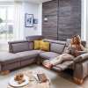 Rohová sedací souprava LAVA XC s funkcí relaxu