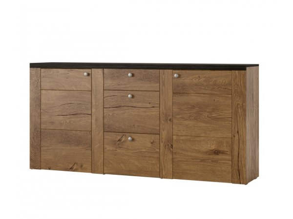 Moderní komoda LARONA typ 25 dub Lefkas/touchwood
