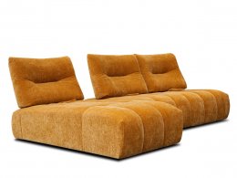 Designová rohová sedací souprava s nastavitelnou hloubkou sedáku LARI