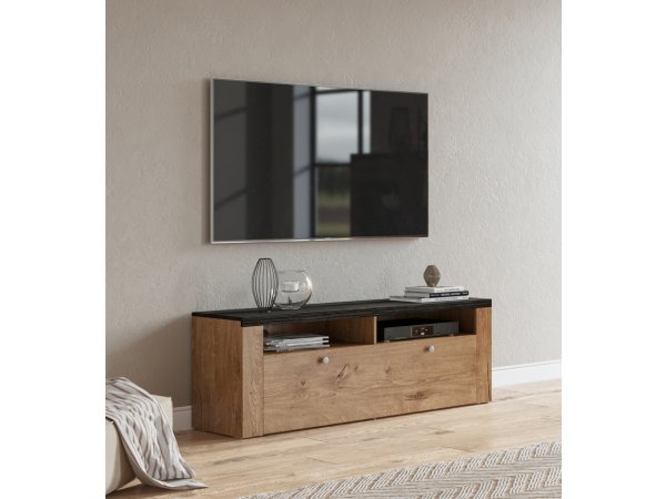 Moderní obývací stěna LARONA dub Lefkas/touchwood