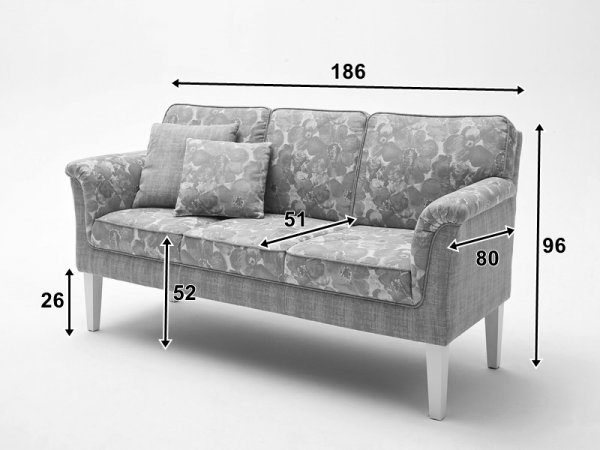 Pohovka ve venkovském stylu LANCASTER 2