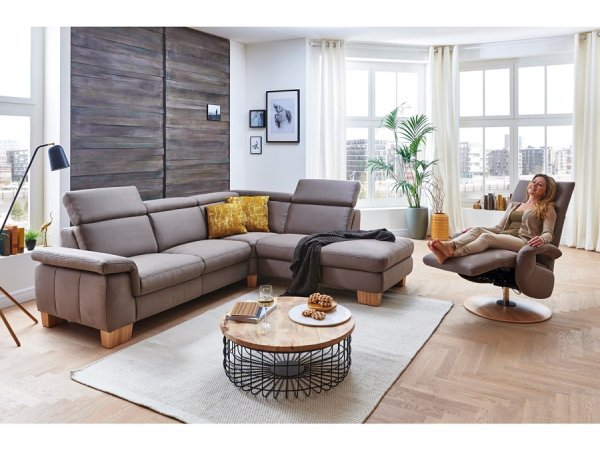 Rohová sedací souprava LAVA XC 4 s funkcí relaxu