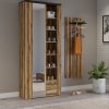 Skříň do předsíně (typ 87) LARONA ořech Satin/touchwood