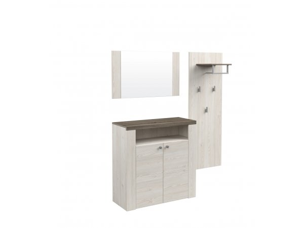 VÝPRODEJ: Zrcadlo do předsíně (typ 04) LARONA sibiřský modřín