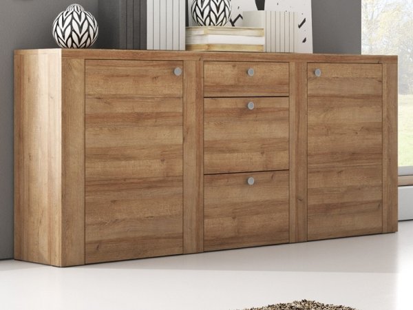 Moderní obývací stěna LARONA dub Riviera světlý