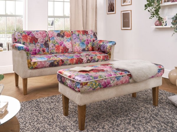 Lavice 2-sed ve venkovském stylu LANCASTER