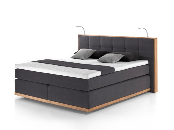 Postel boxspring LEVANA 2 dub masiv