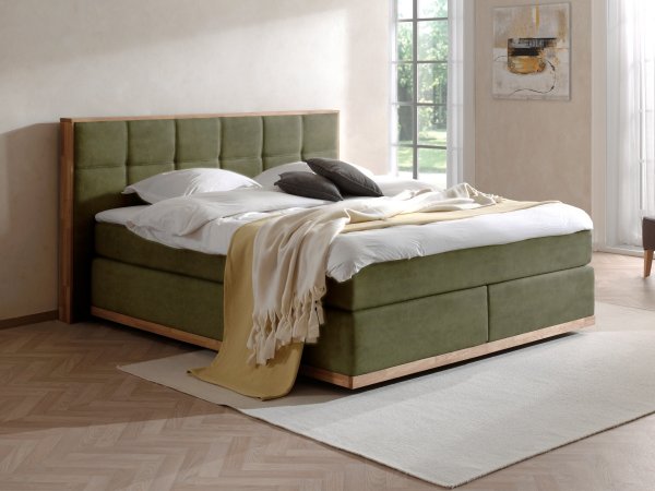 Postel boxspring LEVANA dub masiv