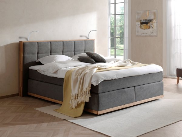 Postel boxspring LEVANA 2 dub masiv