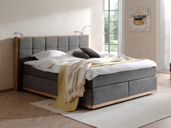 Postel boxspring LEVANA 2 dub masiv