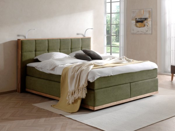 Postel boxspring LEVANA dub masiv