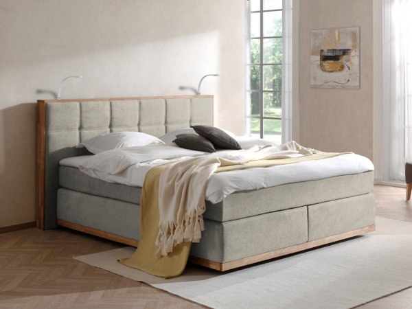 Postel boxspring LEVANA 2 dub masiv