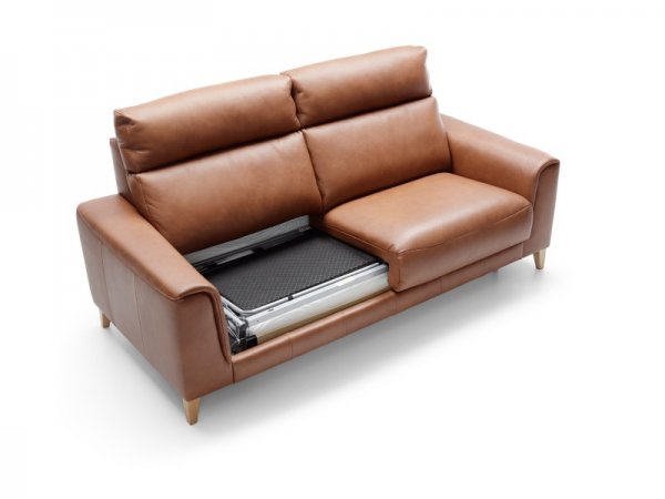 Kožená rozkládací pohovka GELATO