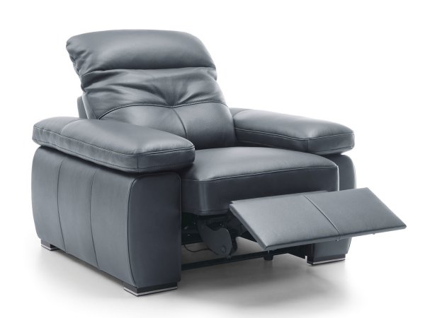 Kožené křeslo s elektrickou funkcí relax LIMA