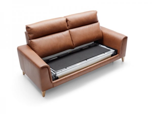 Kožená rozkládací pohovka GELATO