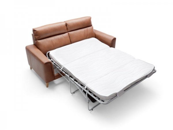 Kožená rozkládací pohovka GELATO