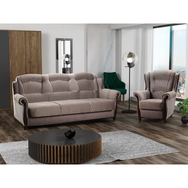 Klasická sedací souprava LEONARDO LUX 2 3+1+1