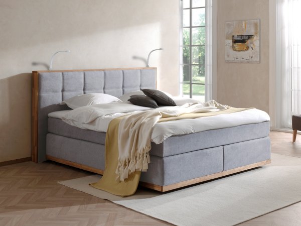 Postel boxspring LEVANA 2 dub masiv