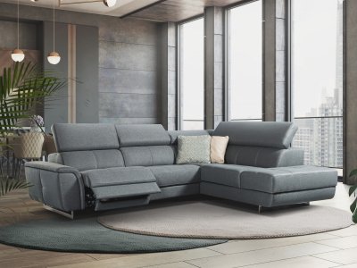 Rohová sedací souprava LENO s elektrickou funkcí relax
