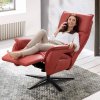 LINA LOUNGE relaxační kožené polohovací křeslo
