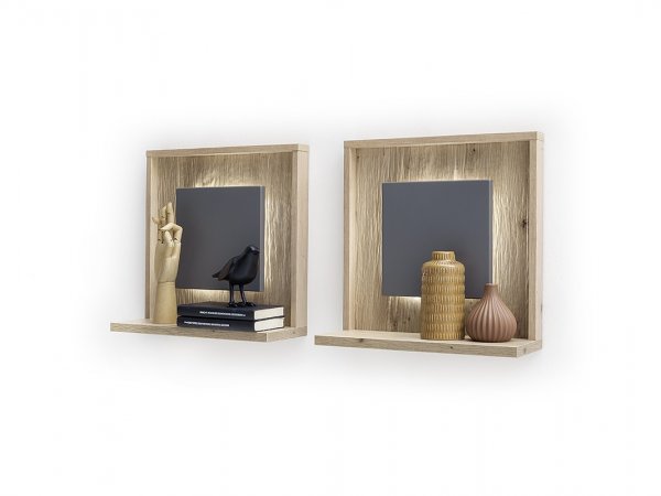 Šedý nábytek do obývacího pokoje LIZZANO