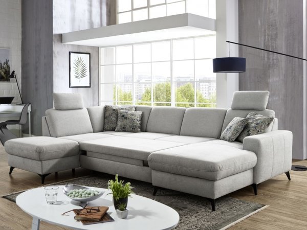 Rohová rozkládací sedací souprava do U LOLLAND