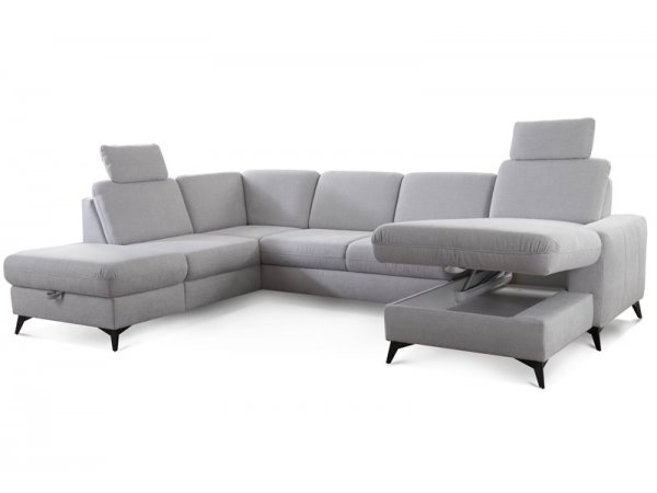 Rohová rozkládací sedací souprava do U LOLLAND