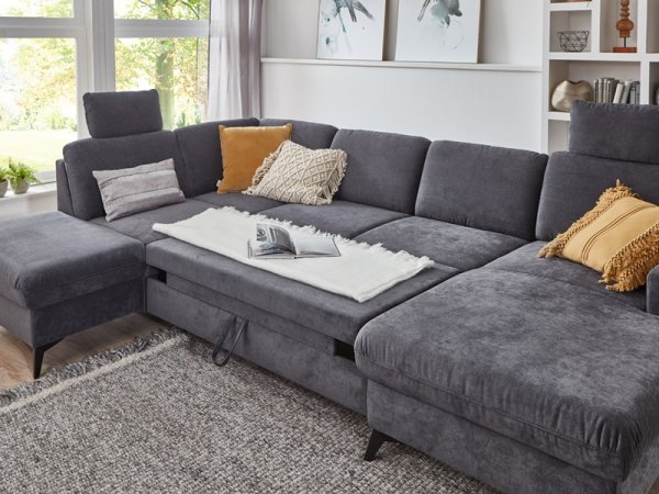 Rohová rozkládací sedací souprava do U LOLLAND 2