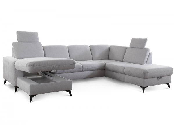 Rohová rozkládací sedací souprava do U LOLLAND