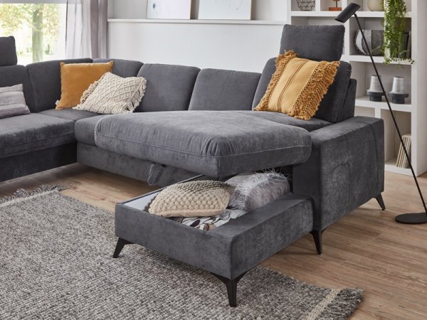 Rohová rozkládací sedací souprava do U LOLLAND 2