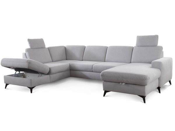 Rohová rozkládací sedací souprava do U LOLLAND