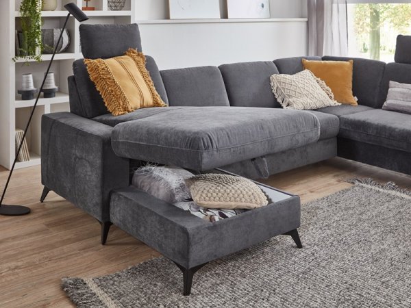 Rohová rozkládací sedací souprava do U LOLLAND 2