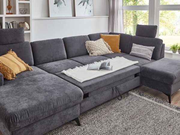 Rohová rozkládací sedací souprava do U LOLLAND 2