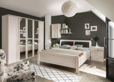 Moderní ložnicová sestava LUXOR 2 polární modřín