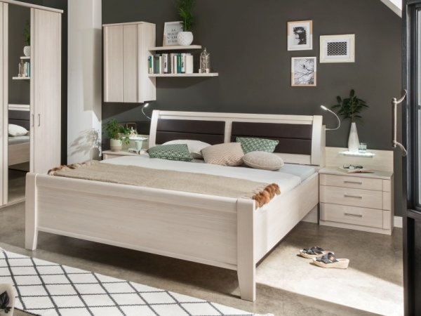 Moderní ložnicová sestava LUXOR 2 polární modřín