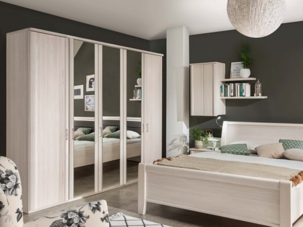 Moderní ložnicová sestava LUXOR polární modřín