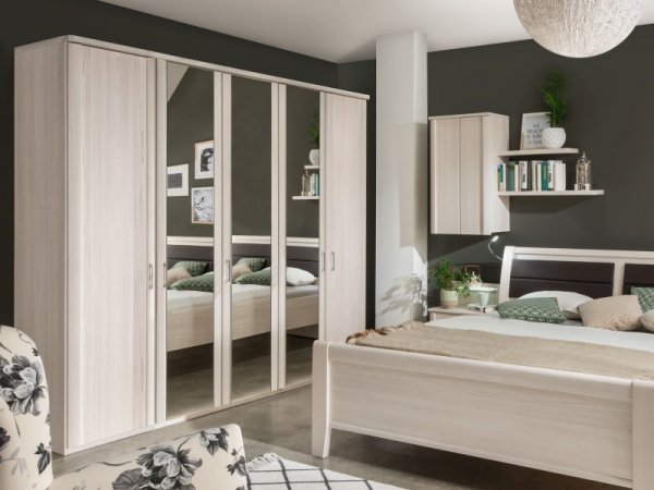 Moderní ložnicová sestava LUXOR 2 polární modřín