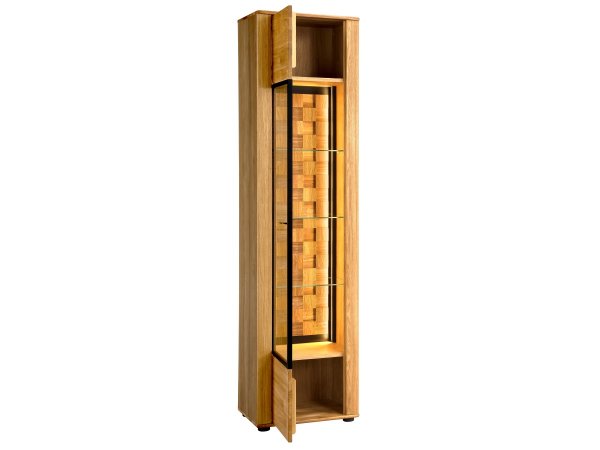 Dubový nábytek do obývacího pokoje včetně osvětlení LUNA 5