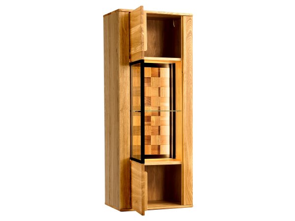 Dubový nábytek do obývacího pokoje včetně osvětlení LUNA 3