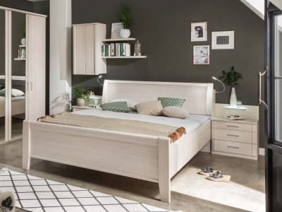 Moderní postel LUXOR polární modřín