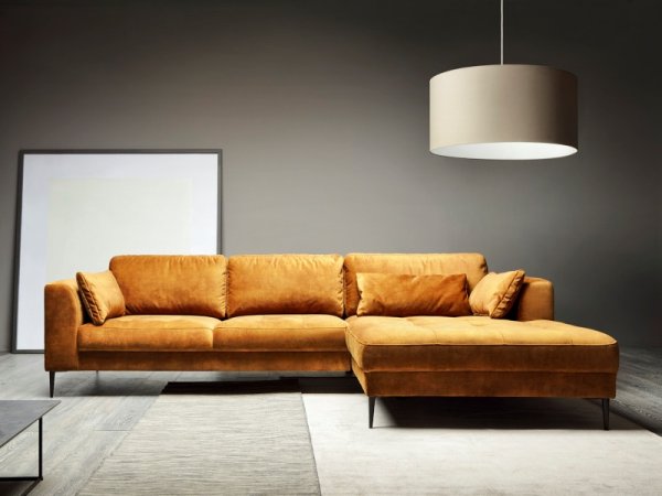 Rohová rozkládací sedací souprava LUIZ