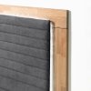 Postel boxspring včetně LED osvětlení MARCEL dub masiv