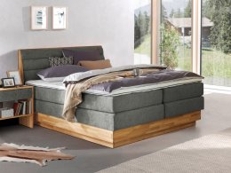 Postel boxspring s úložným prostorem KARISSA 4 dub masiv