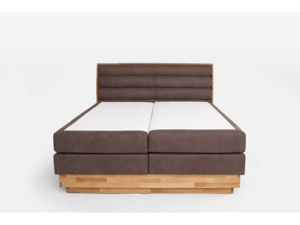 Postel boxspring s úložným prostorem KARISSA 3 dub masiv