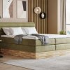 Postel boxspring s úložným prostorem KARISSA dub masiv