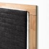 Postel boxspring včetně LED osvětlení MARCEL dub masiv