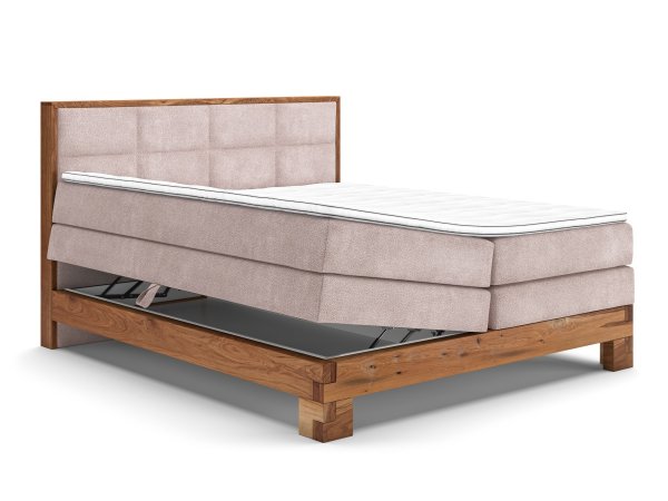 Postel boxspring s úložným prostorem MAESTRO 2 dub masiv