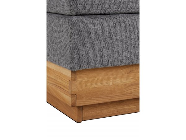 Postel boxspring s úložným prostorem KARISSA dub masiv