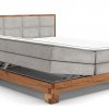Postel boxspring s úložným prostorem MAESTRO dub masiv