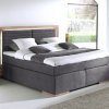 Postel boxspring včetně LED osvětlení MARCEL dub masiv